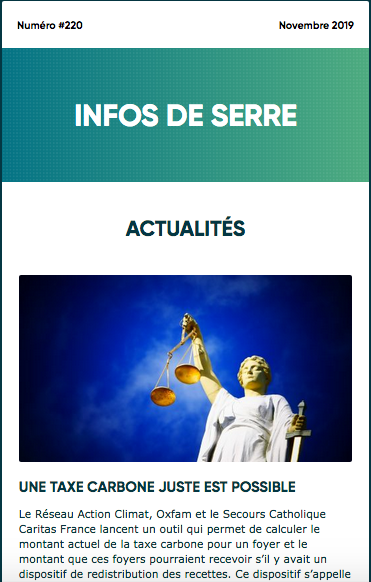 Infos de Serre #220 - Novembre 2019 Infos de Serre #220 - Novembre 2019
